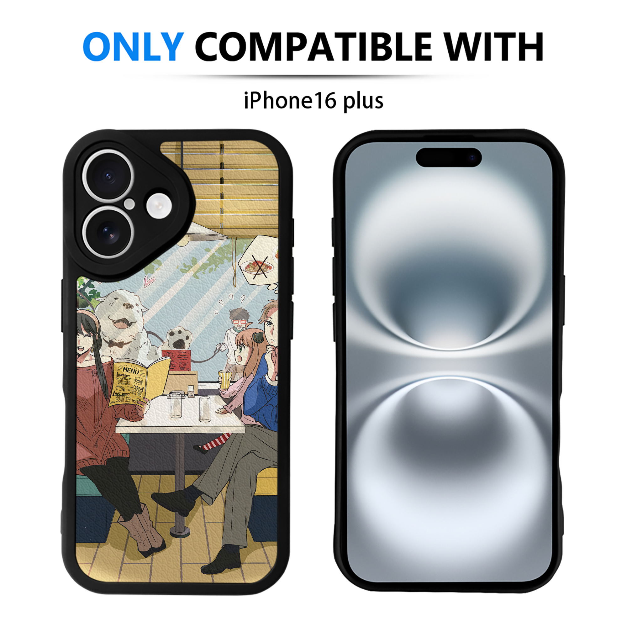 （画像用） SPY×FAMILY间谍家家酒 【iPhone 16シリーズ対応】シリコンスマホケース（レザー調） 材質：シリコン